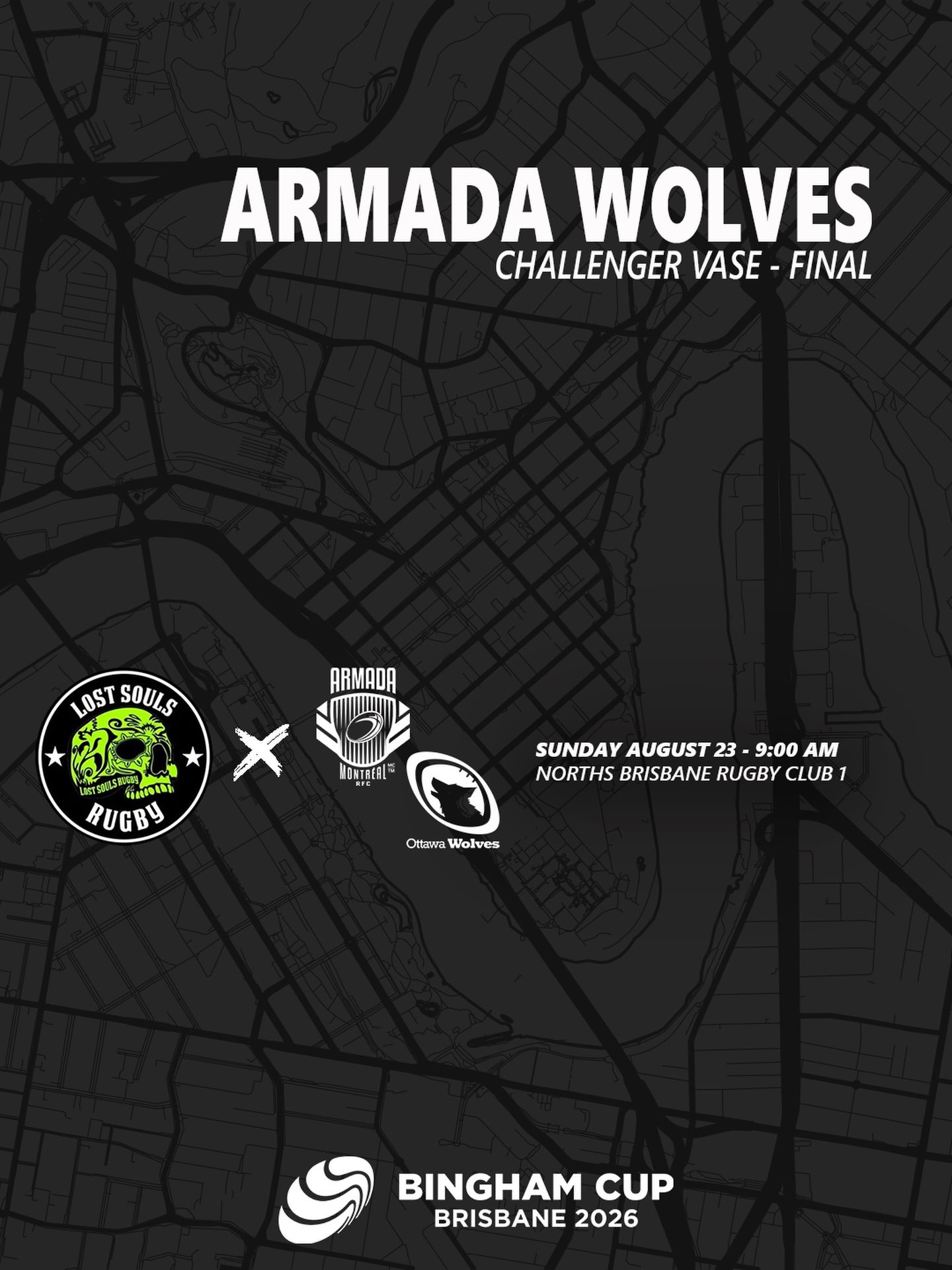 ✨Challenger Vase Final
The Armada Wolves had a massive win this afternoon at Ballymore Stadium! They move onto the Challenger Vase final tomorrow for one last final match in Brisbane.
🏉 @lostsoulsrfc
You can find fixtures and results for the Armada Wolves on the Rugby Xplorer application under the Bingham Cup.
@igrbinghamamandacup @igrclubhouse @eorugby @rugbyontario @armadamontreal #inclusiverugby #igrugby #binghamcup #rugbyforall #rugbyismypride